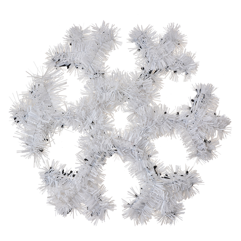 Décoration de Noël Flocon de neige Blanc 29x1x29 cm