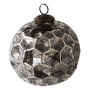 Christmas Bauble Black Ø 10x10 cm