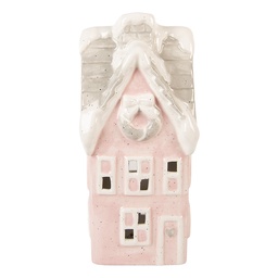 [6CE2220P] Decoratie huisje LED 11x10x24 cm