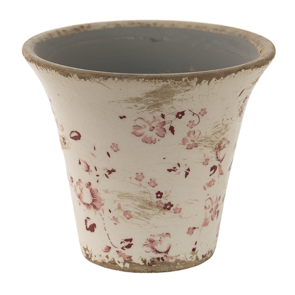 Blumentopf für Innen Rosa, Beige Ø 12x11 cm
