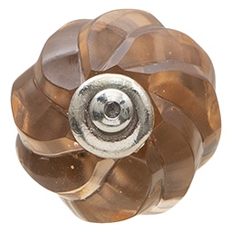 [64986] Pomello per Porta Marrone Ø 4x4 cm / S3 cm