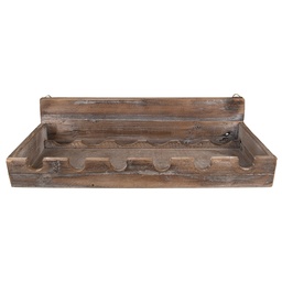 [5H0642] Weinflaschenhalter Braun 57x28x14 cm