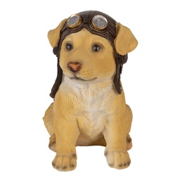 [6PR3368] Decoratie hond 14x10x16 cm