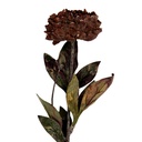 Fleur artificielle Rouge Vert 10x10x65 cm