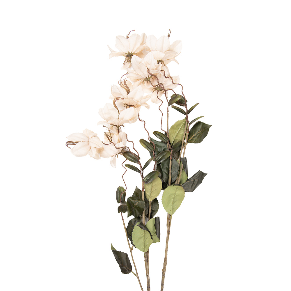 Decoratie tak met bloemen 14x14x120 cm