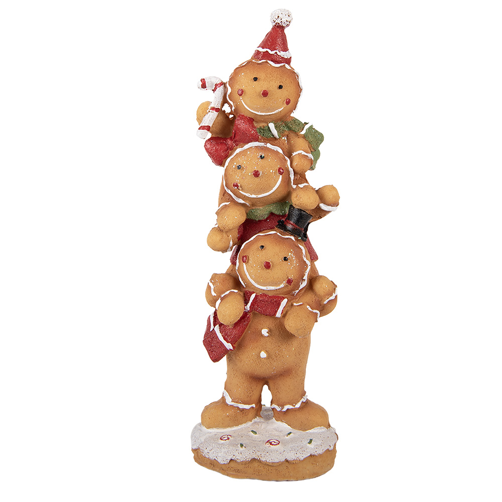 Decoratie peperkoekpoppen 10x8x27 cm