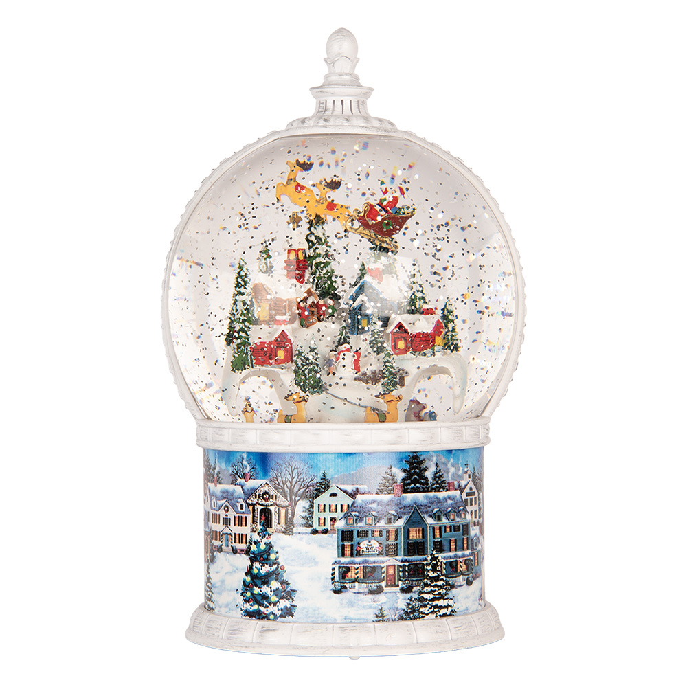 Sneeuwbol met LED Ø 16x26 cm / 3xAA