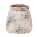 Pot de fleurs d`intérieur Beige Gris 18x18x17 cm