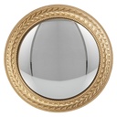 Miroir mural Couleur or Ø 13x2 cm