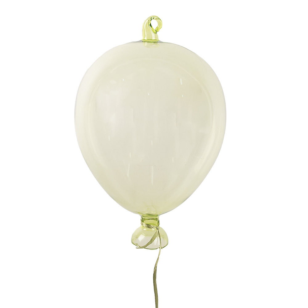 Décoration ballon pendentif Vert Ø 7x14 cm
