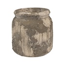 Blumentopf für Innen Grau Beige Ø 14x13 cm