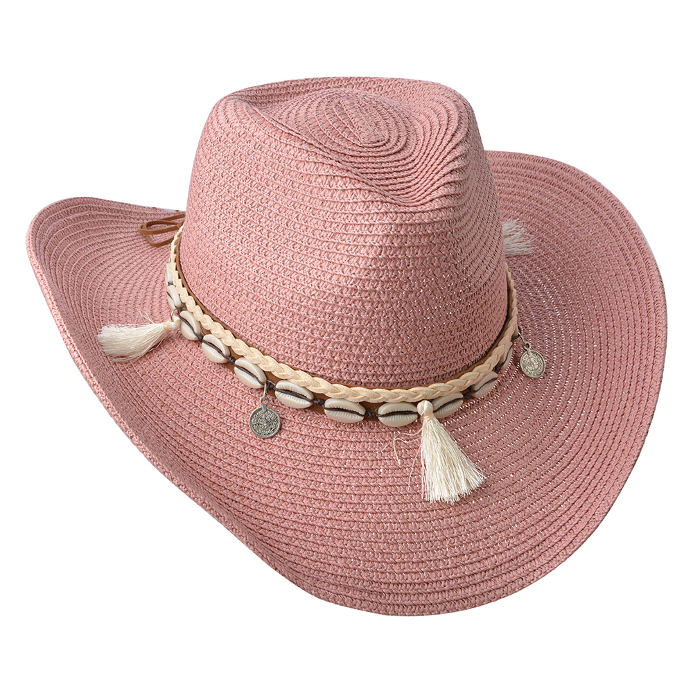 Hat Women Pink Ø58 cm