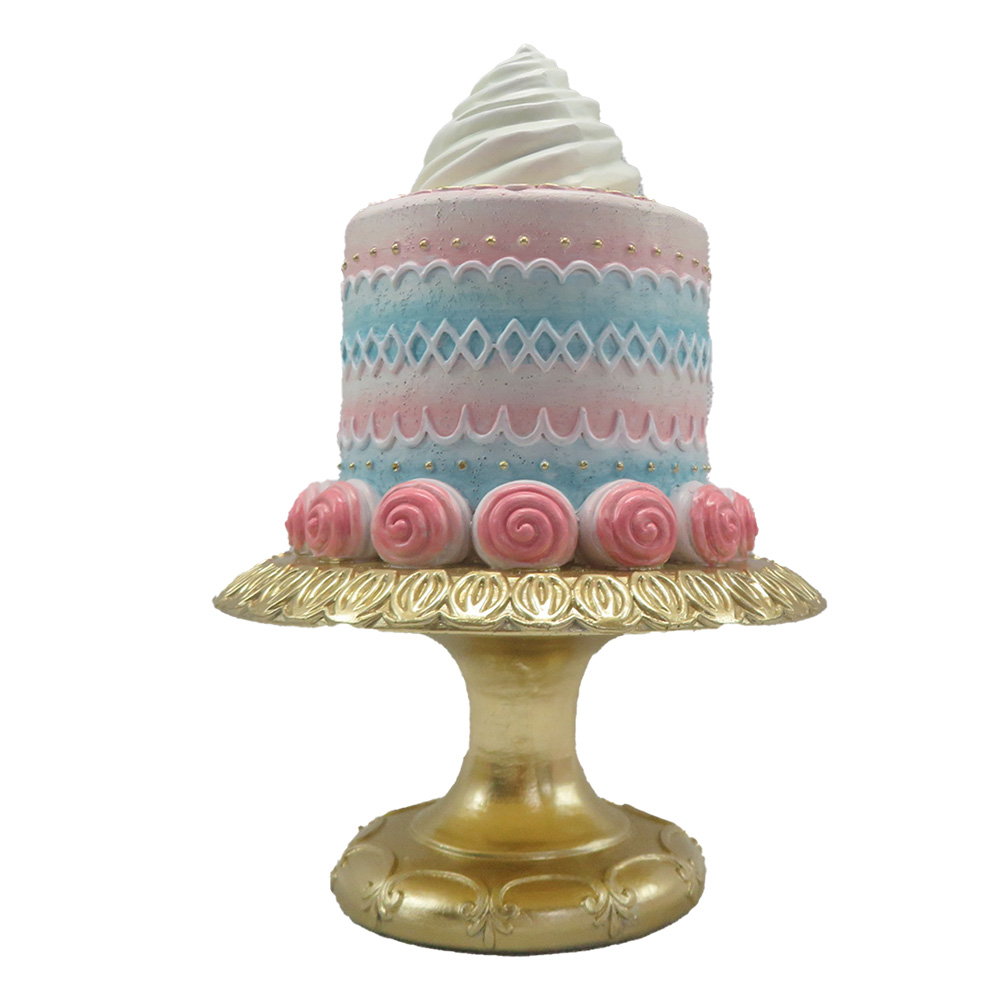 Decoration cake Pink Ø 15x 22 cm