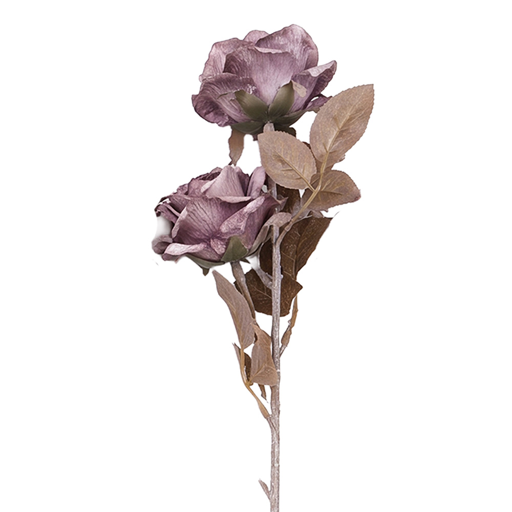 Branche décorative avec fleurs Violet 83 cm