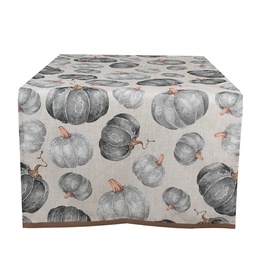 [CSP64] Tischläufer Grau Beige 50x140 cm