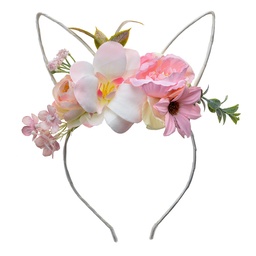 [JZHB0126] Bandeau Femme Blanc Rose