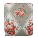 Bedspread Grey Pink 140x220 cm