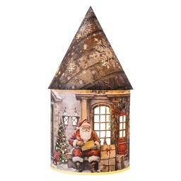 [67042] Decoratie huis met LED Ø 11x21 cm / 3xAA