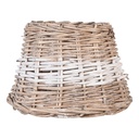 Lampenkap band wit Ø 23x17 cm / E27