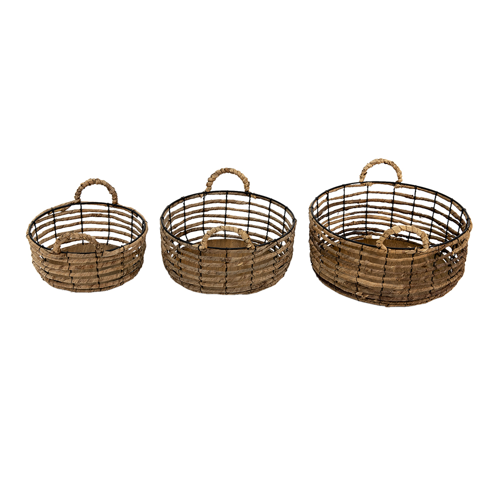Manden (3) Ø 39x15 / Ø 34x13 / Ø 29x11 cm
