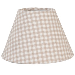 [6LAK0085] Lampenschirm Beige Ø 23x15 cm / E27
