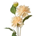 Artificial Flower Orange Green 17x10x70 cm