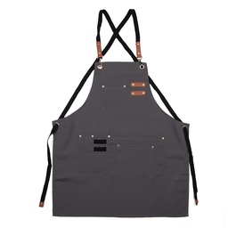 [KT041.040BL] Tablier de cuisine Gris 75x66 cm