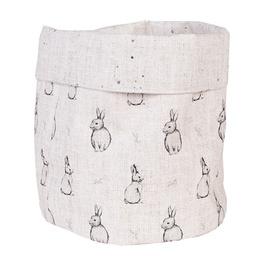 [BNS50] Brotkörbchen Beige Grau Ø 15x16 cm