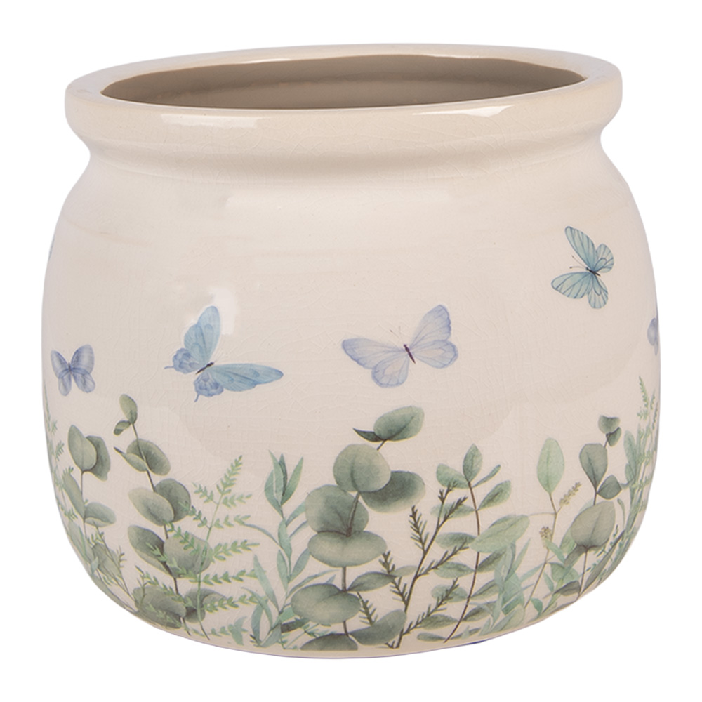Decoratie bloempot Ø 16x13 cm