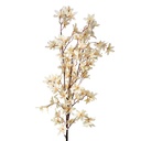 Decorative Artificial Branch with flowers Beige 15x7x112 cm