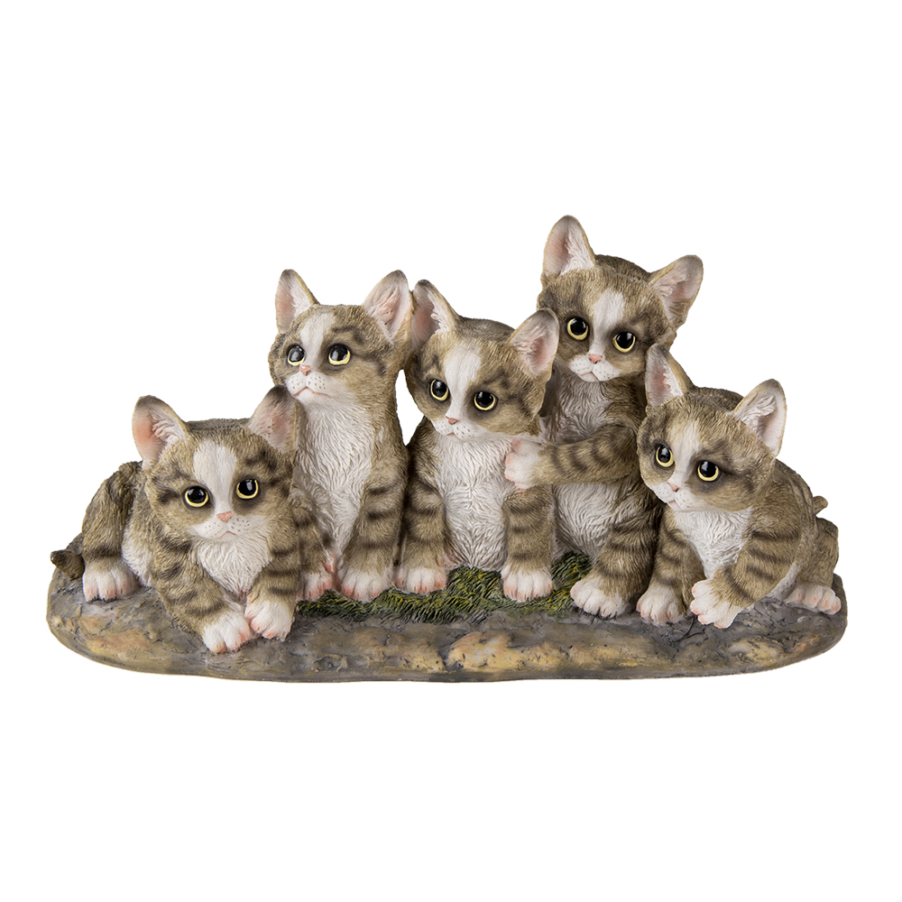 Decoratie katten 32x13x16 cm