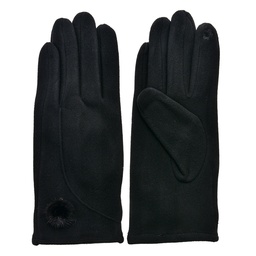 [JZGL0069] Guanti Donna Nero 9x24 cm
