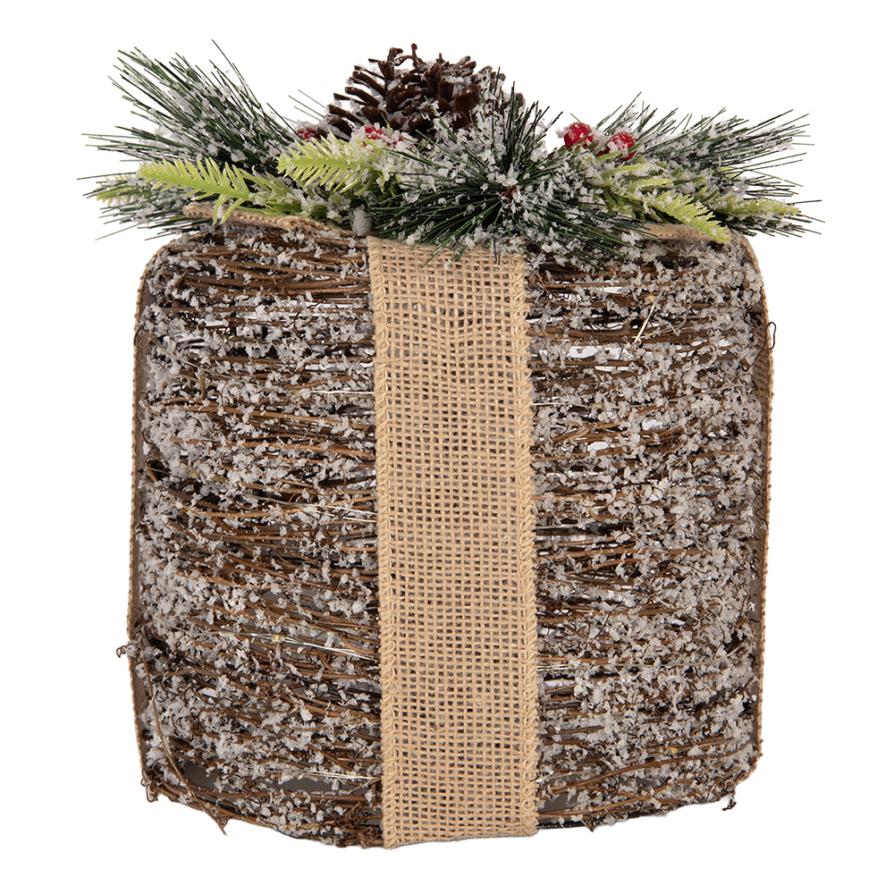 Decoratie cadeau LED Ø 20x25 cm / 3xAA