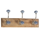 Porte-manteau mural Multicouleur 44x10x17 cm