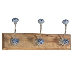 [6H1957] Wandgarderobe Mehrfarbig 44x10x17 cm