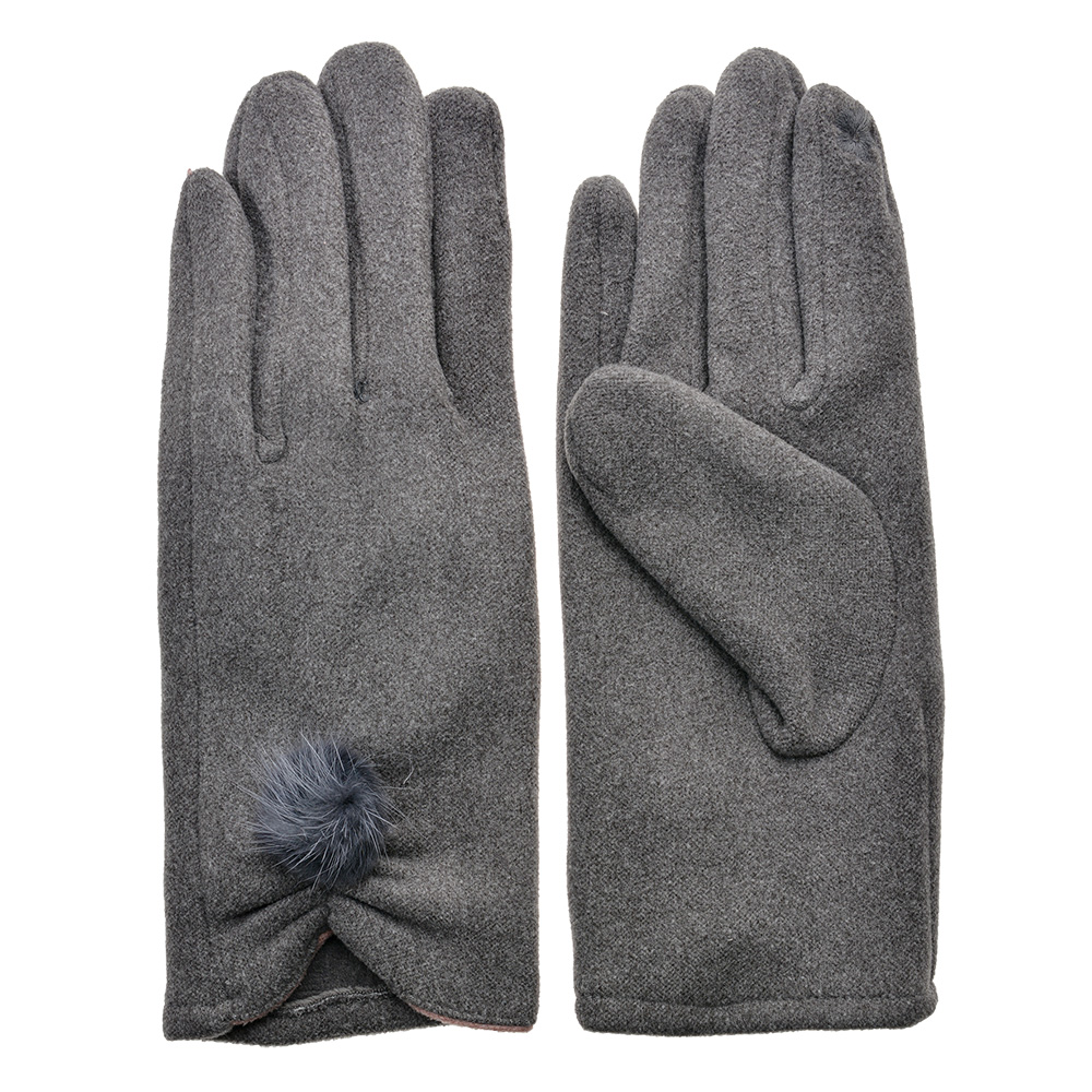 Gants d'hiver Gris 9x24 cm