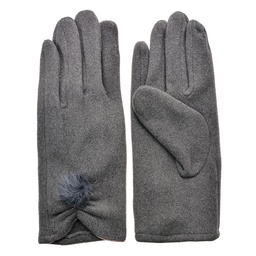 [JZGL0070] Guanti Donna Grigio 9x24 cm