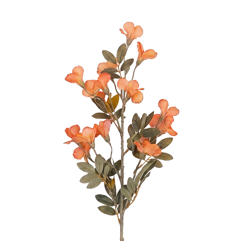 Decoratie tak met bloemen 100 cm