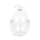 Barattolo con Coperchio Trasparente Ø 11x17 cm