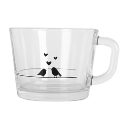 [LBSGL0012] Teeglas Transparent 13x10x9 cm / 350 ml