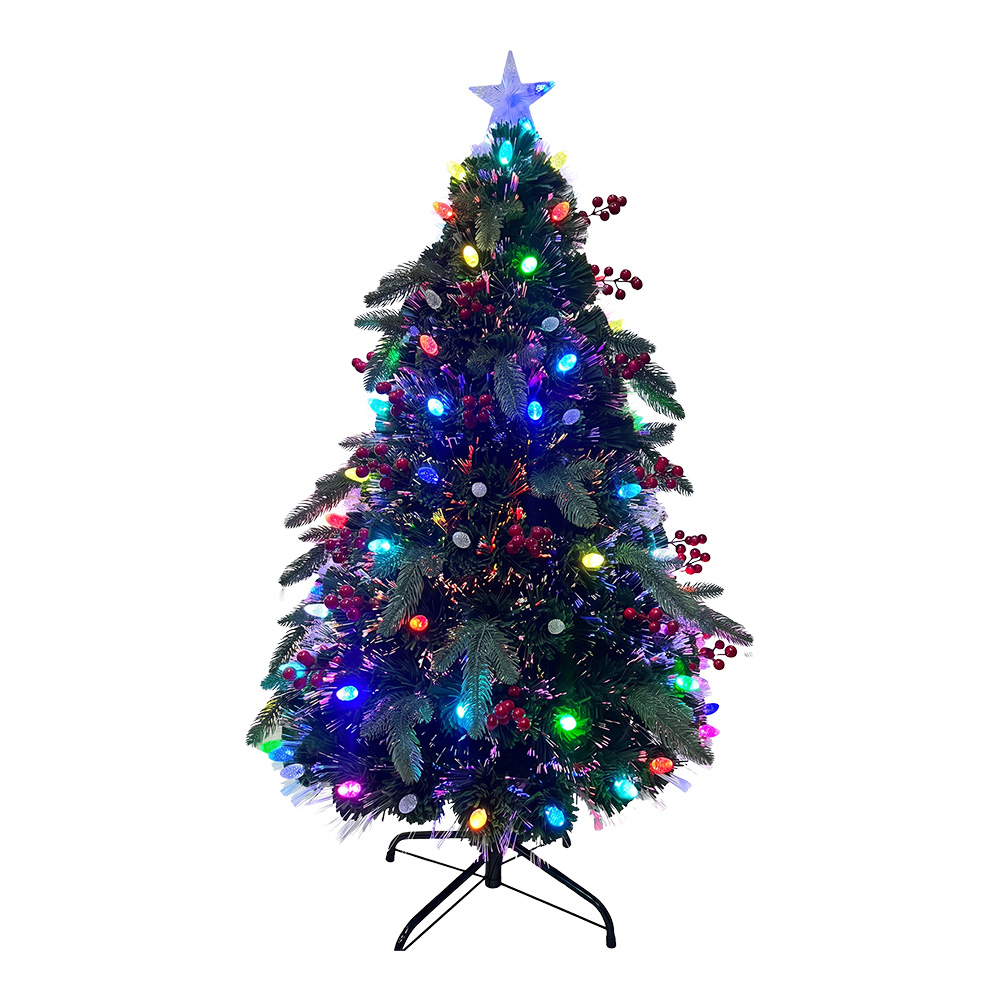 Kunstkerstboom met LED 120 cm