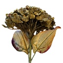 Decoratie tak met bloemen 15x15x47 cm