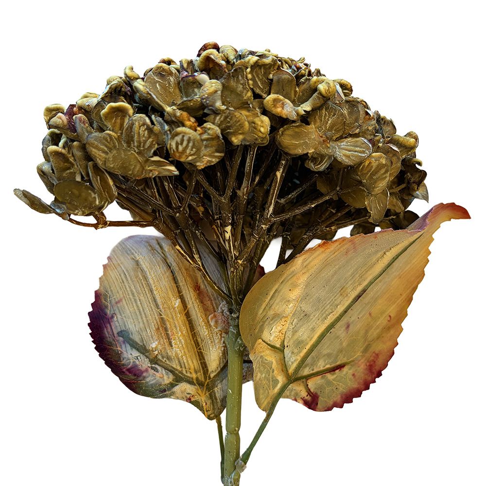 Decoratie tak met bloemen 15x15x47 cm