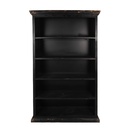 Armadietto Nero 116x36x195 cm