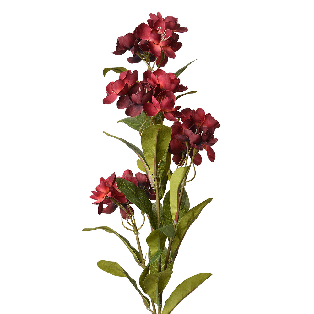 Decoratie tak met bloemen18x10x70 cm