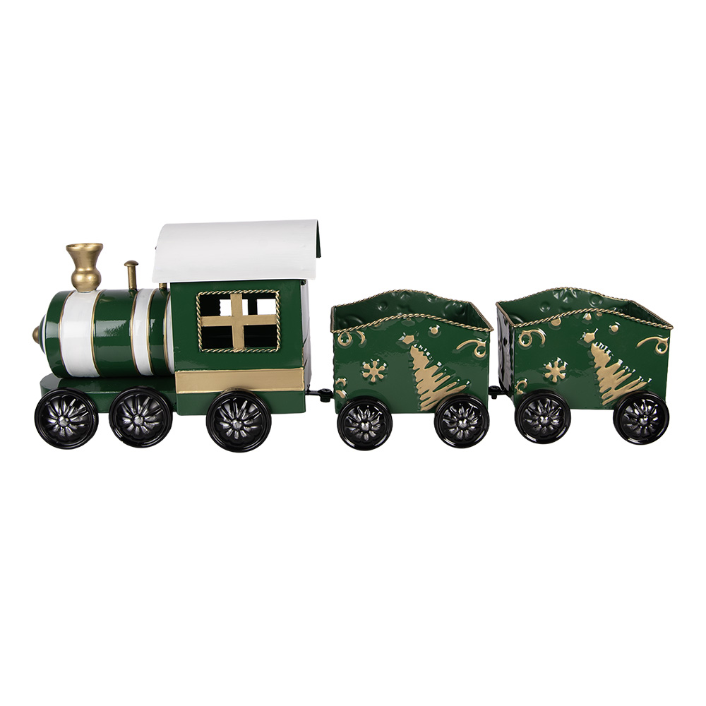 Decoratie trein 60x14x20 cm