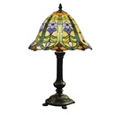 Lampada parete Tiffany Verde, Blu Ø 30x48 cm E27/max 1x60W