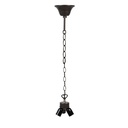 Ketting zink kleur voor Tiffany kap 130 cm E27/max 3x60W