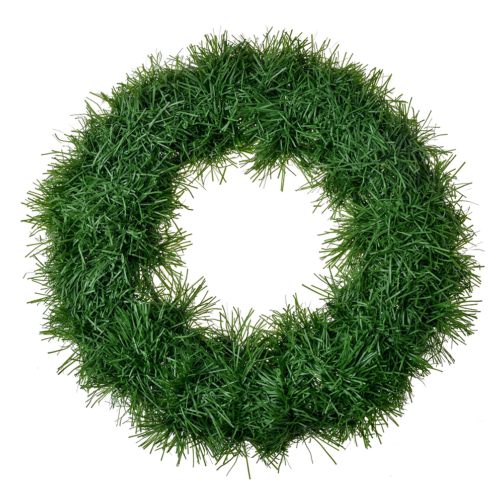 Christmas Decoration Wreath Green Ø 28x4 cm