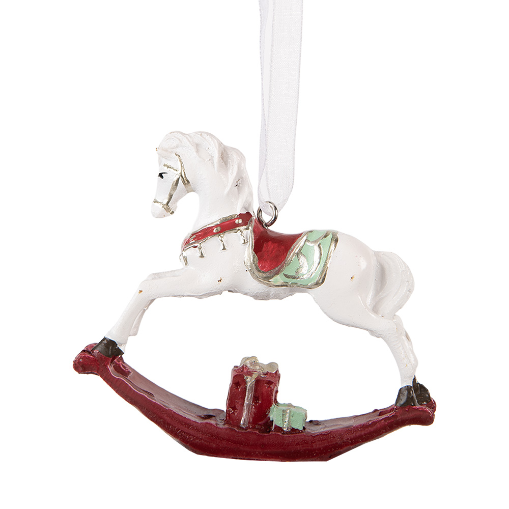 Decoratie hobbelpaard 9x2x10 cm